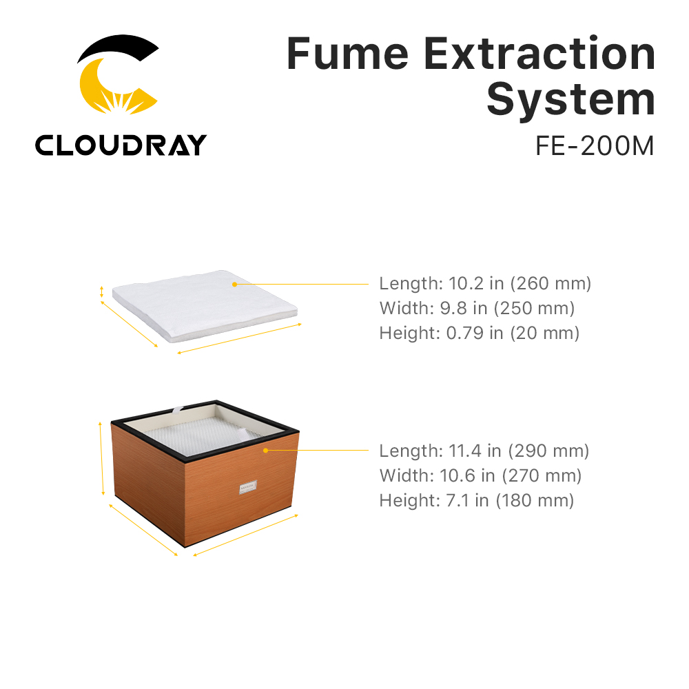 System odciągu oparów Cloudray – Laser Marking Machine recenzja i cena